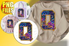 Q Doodle Letter Style Design Merry Holiday Flair! Product Image 1