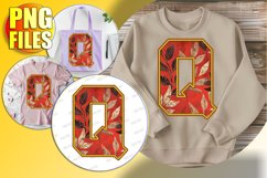 Q Doodle Letter Valentine Whimsical Festive Spirit! Product Image 1