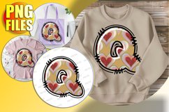 Q Doodle Letter Valentine Whimsical Playful Charm! Product Image 1