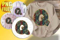 Q Doodle Letter Style Icon Creative Holiday Sublimation! Product Image 1