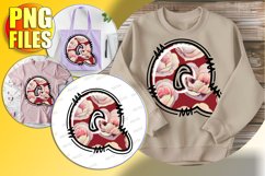 Q Doodle Letter Valentine Loving Whimsical Magic! Product Image 1