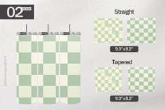 Checker Board Tumbler Wrap| Tumbler Sublimation Wrap Product Image 1
