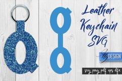 Leather Keychain SVG Design | Keychaine Design | SVG File Product Image 1