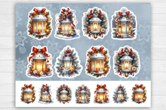 Christmas. Print & Cut Stickers PNG / Lantern Product Image 2