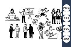 Business People Icons Bundle For Corporate Projects Product Image 1