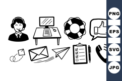 Customer Service Icon Bundle For Support Graphics Product Image 1