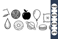 Minimalist Line Art Icon Bundle For Crafts And Design Product Image 1