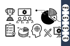 Business Strategy Icons Set for Presentations Product Image 1