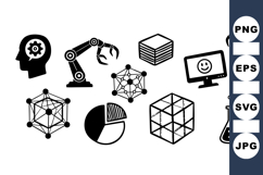 Modern Technology Icon Vector Set for Designers Product Image 1