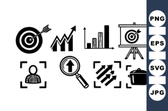 Business Growth Icons Vector Set for Marketing Product Image 1
