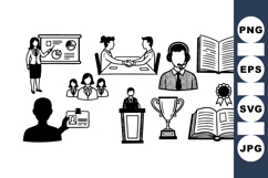 Professional Business Icon Vector Set For Presentations Product Image 1