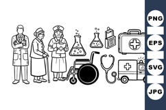 Medical Healthcare Clipart Bundle for Health Projects Product Image 1