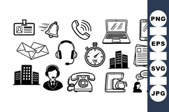 Office Communication Vector Icon Product Image 1