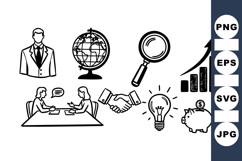 Business Icons Bundle for Marketing and Strategy Product Image 1