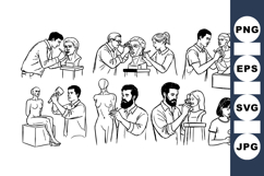 Artist Sculpting Figure Clipart Bundle for Crafts and Design Product Image 1