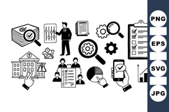 Business Management Icon Set for Corporate Projects Product Image 1