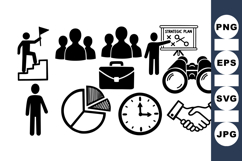 Business Strategy Icon Pack for Corporate Presentations Product Image 1