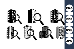 Urban Building Icons Bundle for Real Estate Graphics Product Image 1