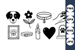 Pet Memorial Svg Clipart Bundle For Keepsake Crafts Product Image 1