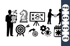 Business Strategy Icons for Presentations and Planning Product Image 1