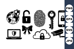 Modern Security Icon Vector for Digital Use Product Image 1