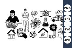 Technology Innovation Icon Vector Set for Presentations Product Image 1