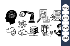 High Tech Future Technology Icon Product Image 1