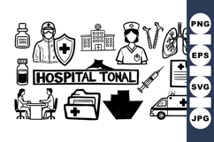 Medical Healthcare Icon Set For Clinic Use Product Image 1