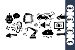 AI Technology Icon for Digital Projects Product Image 1