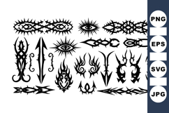 Tribal Tattoo Design Bundle for Commercial Use Product Image 1