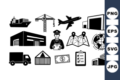 Logistics And Shipping Icon Bundle For Business Product Image 1