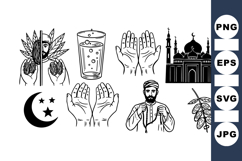 Islamic Religious Symbol Clipart Bundle for Ramadan Product Image 1