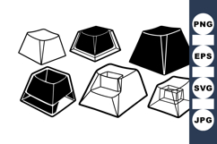 3D Geometric Pyramid Shapes Vector Set for Design Product Image 1