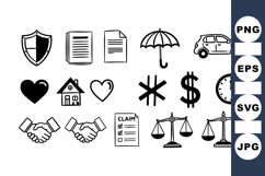 Legal Icon Clipart Bundle for Business and Law Use Product Image 1