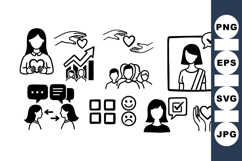 Social Media Icon Set for Marketing Projects Product Image 1