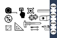 Technical Measurement Icon Bundle For Designers Product Image 1