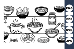 Hand Drawn Indian Food Clipart Collection for Crafts Product Image 1