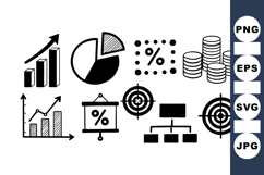 Business Finance Icon Collection For Marketing Presentations Product Image 1