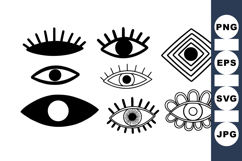 Hand Drawn Eyelash Icon Set For Beauty Design Product Image 1