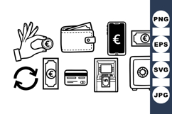 Hand Drawn Finance Icon For Digital Use Product Image 1