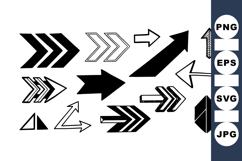 Hand Drawn Arrow Clipart Bundle For Crafts Product Image 1