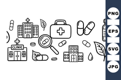 Hand Drawn Medical Illustration Clipart Product Image 1