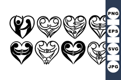 Hand Drawn Heart Clipart For Valentine Designs Product Image 1