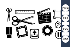 Craft Tools Icon Clipart for Creative Projects Product Image 1