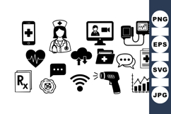 Medical Health Icon Clipart For Healthcare Design Product Image 1