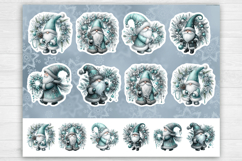 Christmas. Print &amp; Cut Stickers PNG / Gnome Product Image 2