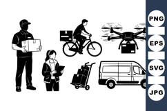 Detailed Delivery Transport Vector Illustration Product Image 1