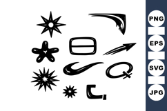 Hand Drawn Arrow Vector Clipart Design Elements Product Image 1