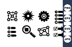 Minimal Black Icon Vector For UI Design Product Image 1