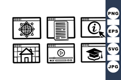 Hand Drawn Web Icons for Digital Design Product Image 1